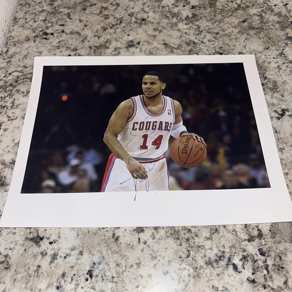 DJ Augustin Signed 8x10 Photo Autograph Cougars #14 Basketball NBA